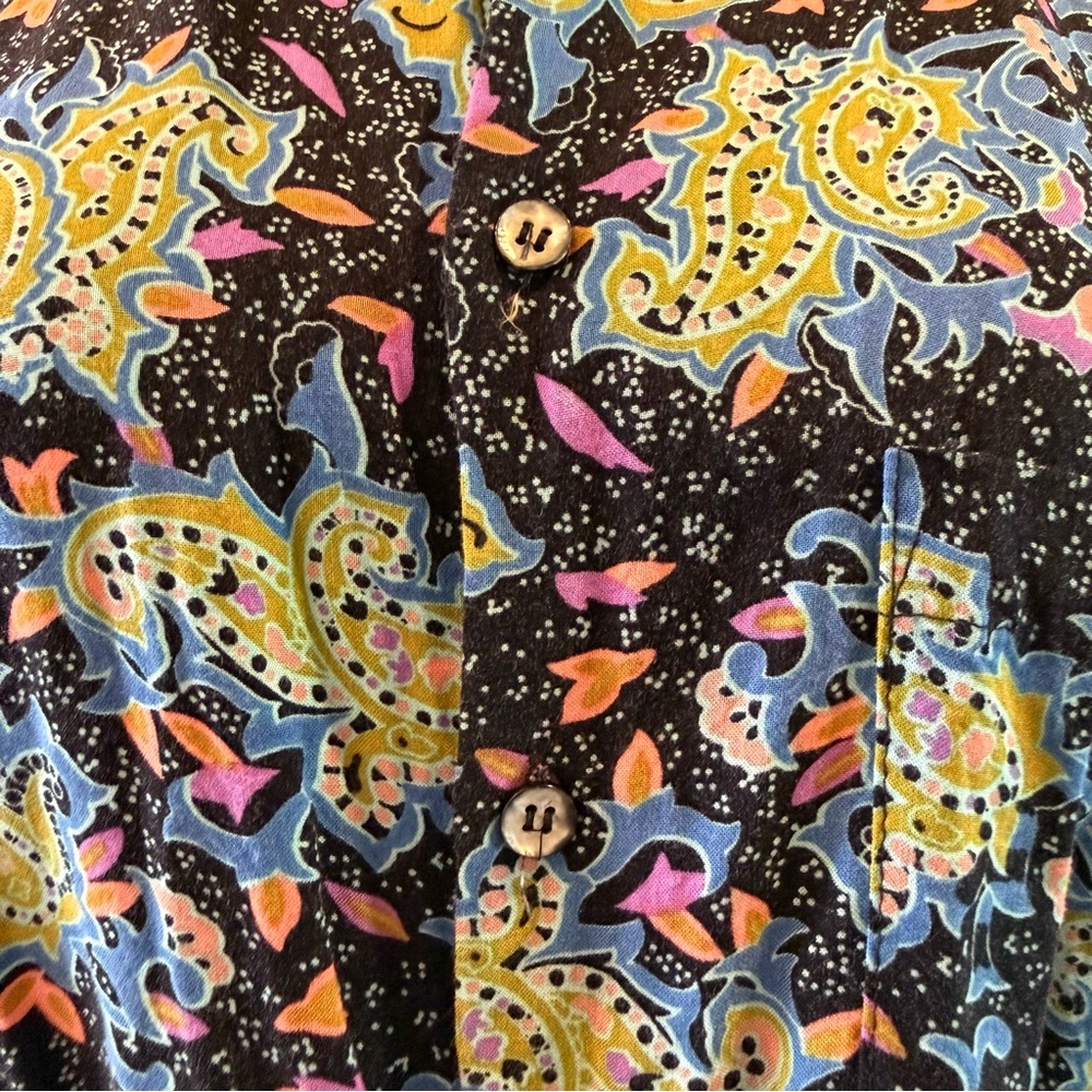Vintage Santana Funky Paisley Shirt - Picture 7 of 9